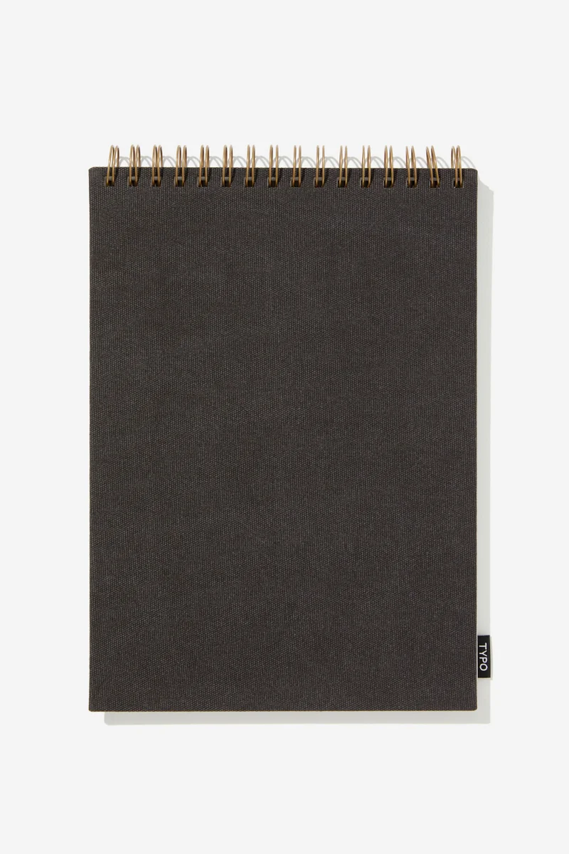 Typo A5 Spiral Sketch Book